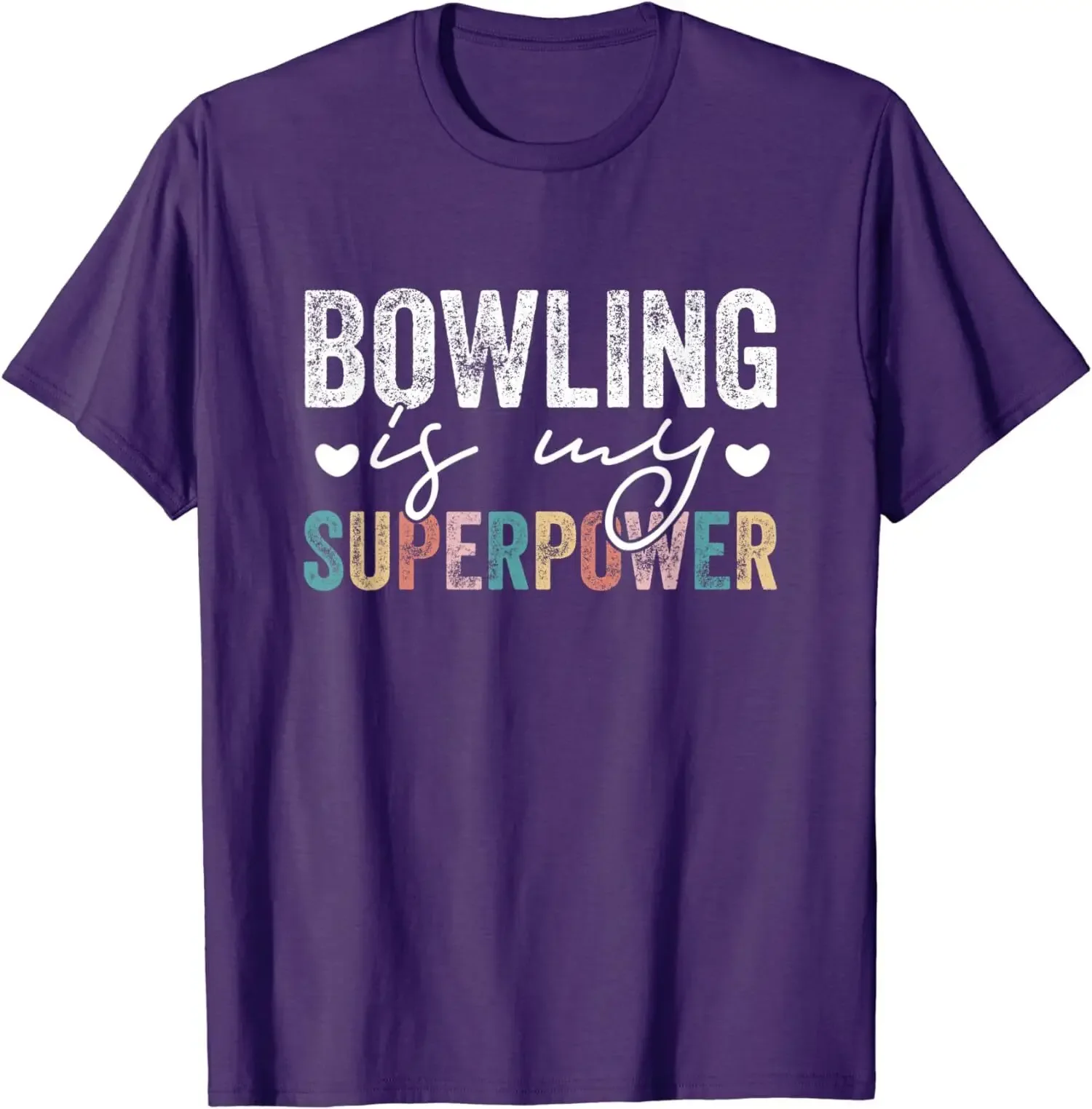 Bowling Is My Superpower divertente Bowling citazione regalo t-shirt Unisex