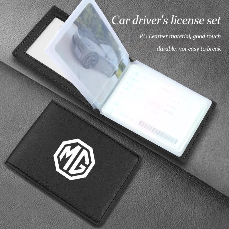 رخصة قيادة السيارة الغطاء الواقي بطاقة البنك معرف مجموعة غطاء ل MG Cyberster MG3 MG5 MG7 MG6 ZS ES5 ONE HS MG4 EV Cyber X EZS
