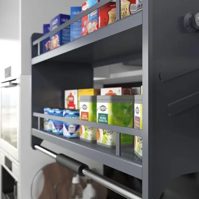 رف تخزين الأجهزة الأوتوماتيكي على الحائط، ملحقات المطبخ، رف الأطباق، خزانة المطبخ #2