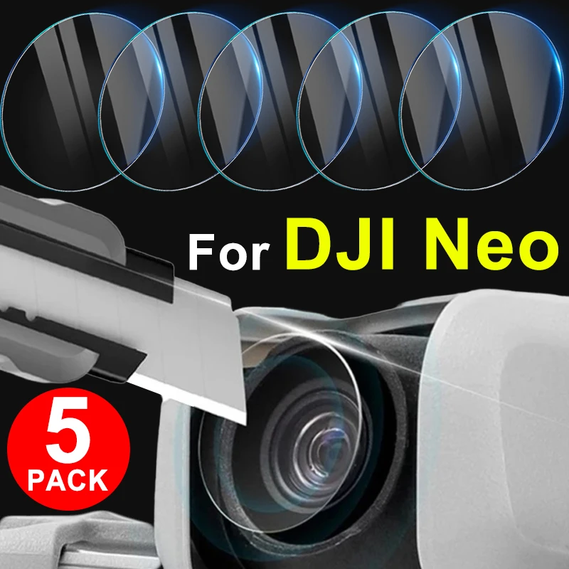 5/1PCS Tempered Glass Film For DJI NEO Lens Screen Protector Anti Scratch Protective Film for DJI DJI NEO Drone Accessories