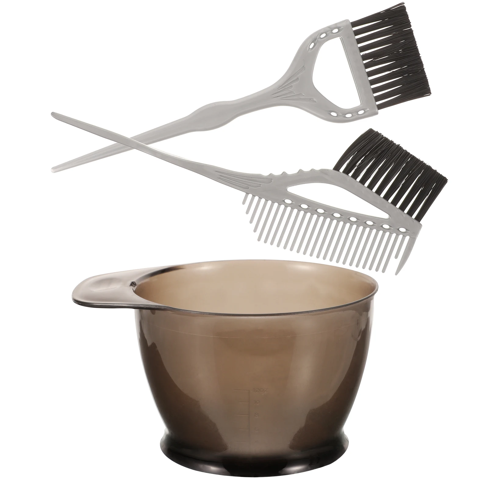 

1 set Hair Dye Tool Kit Mixing Bowl Brushes Reusable Easy Clean Flexible Bristles Thickened Durable Salon Home Usehair Dye Bowl