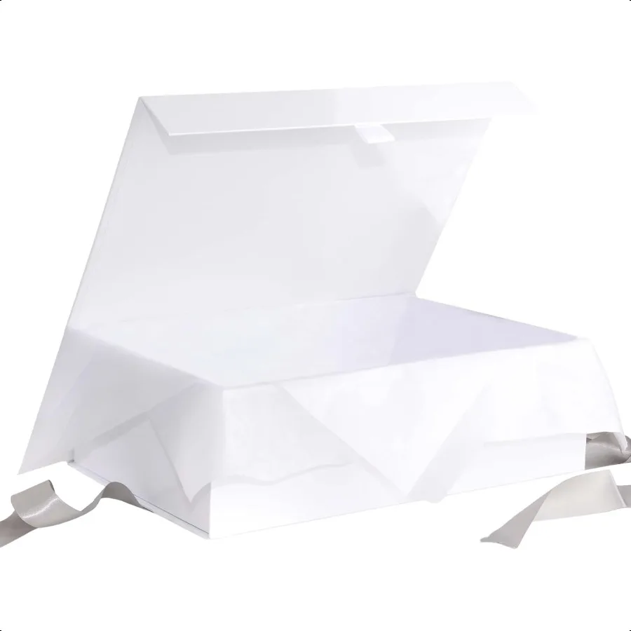 Caja de regalo blanca 1 PACK 10 x 7 x 3 pulgadas