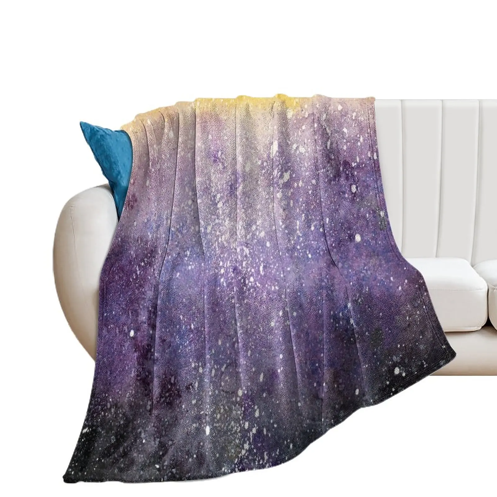 

Non-Binary Pride Galaxy Throw Blanket Bed covers Bed Furry Picnic Blankets