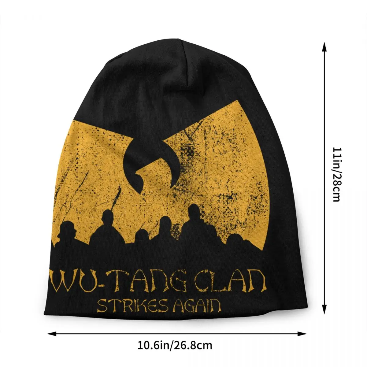 Wu Clan Rap Hip Hop Group Skullies Beanies Caps Cool Winter Warm Women Men Knitted Hat Unisex Adult Bonnet Hats