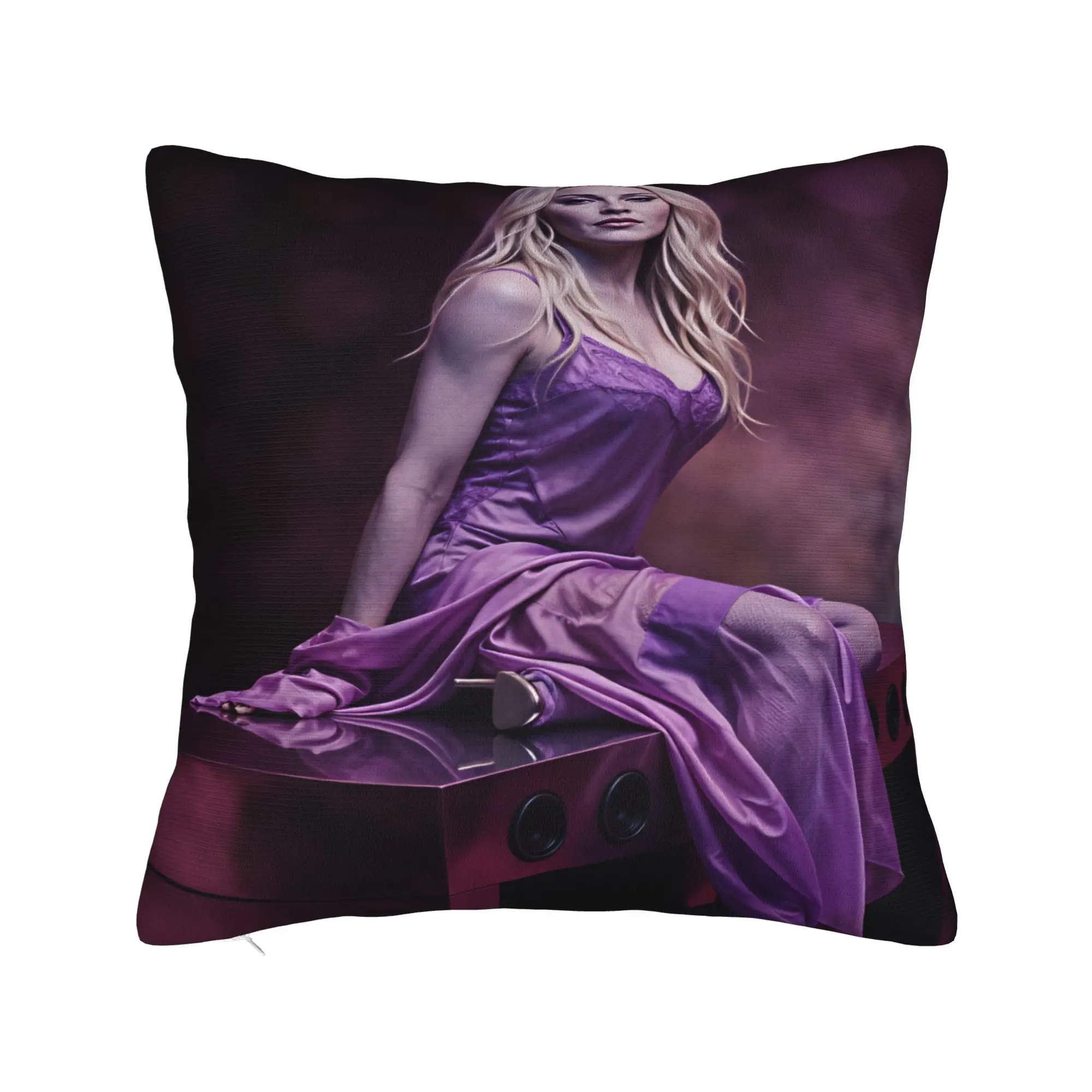 M-Madonnas Confessions II Album Pillow Cover  Kawaii Pillow Case For Sofa Bedroom Home Decor Square Cushion Cover Gift