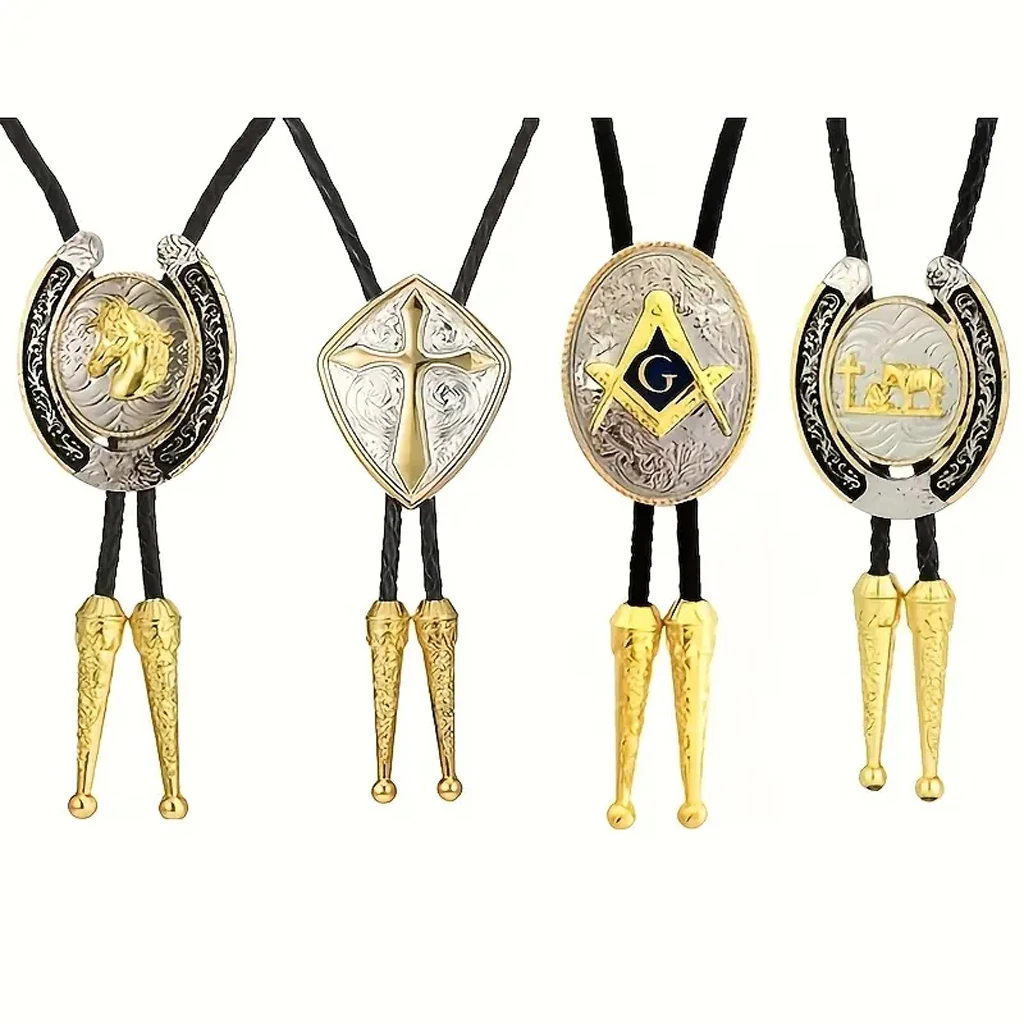 A collection of western colors bolo tie