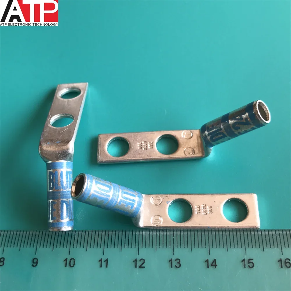 1PCS 54852BEUF red copper straight single pass cold pressed connector blue genuine Original spot inventory