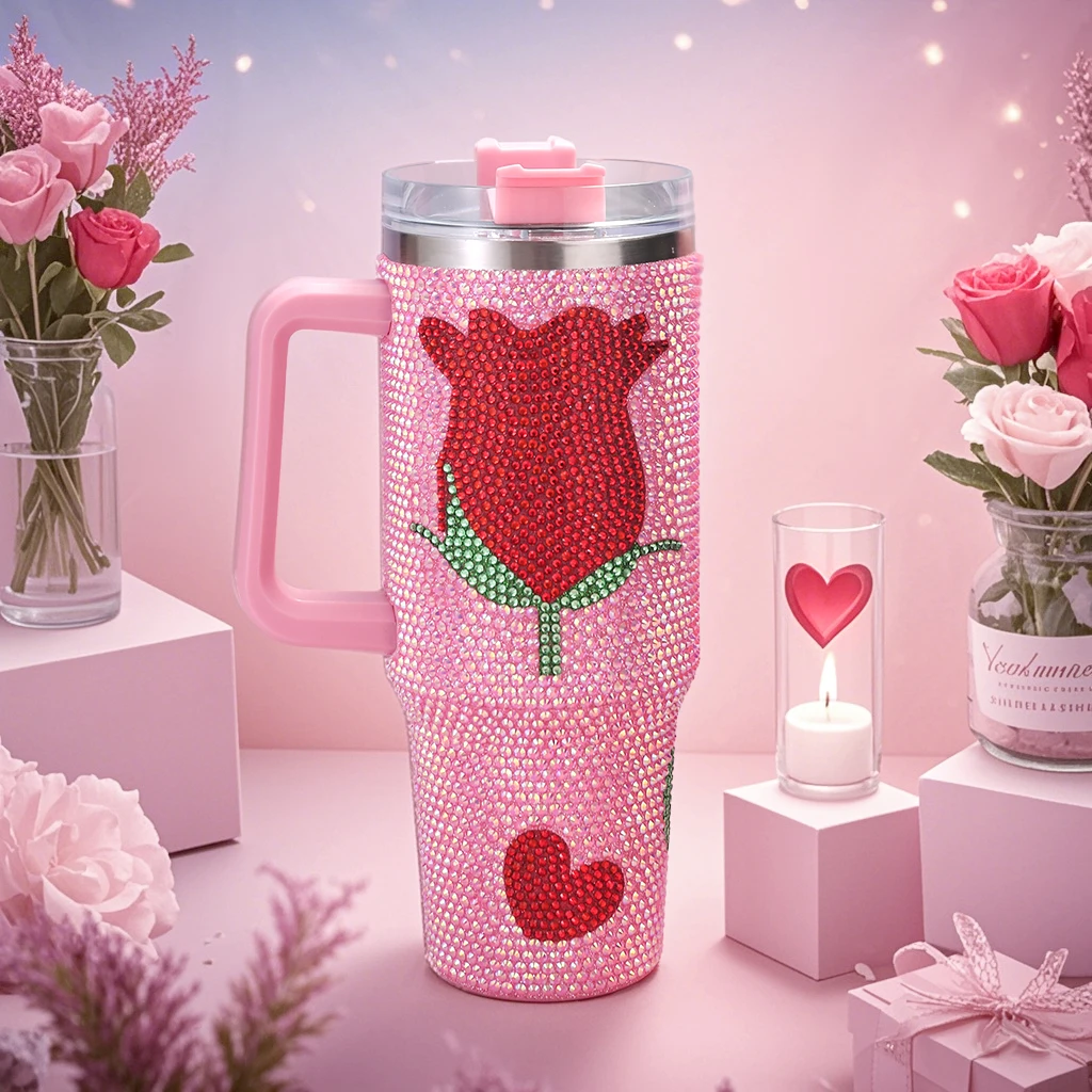 Valentine's Day Gift 1200ml Thermal Water Bottle Thermos Vacuum Flask Double Stainless Steel Coffee Tea Insulated Cup Leakag