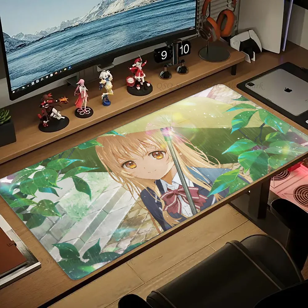 1PC Shiina Mahiru Boden Matte Maus Matte Schreibtisch Matte Mit Pad Gaming Zubehör Prime Gaming XXL Tastatur Pad Polsterung matte