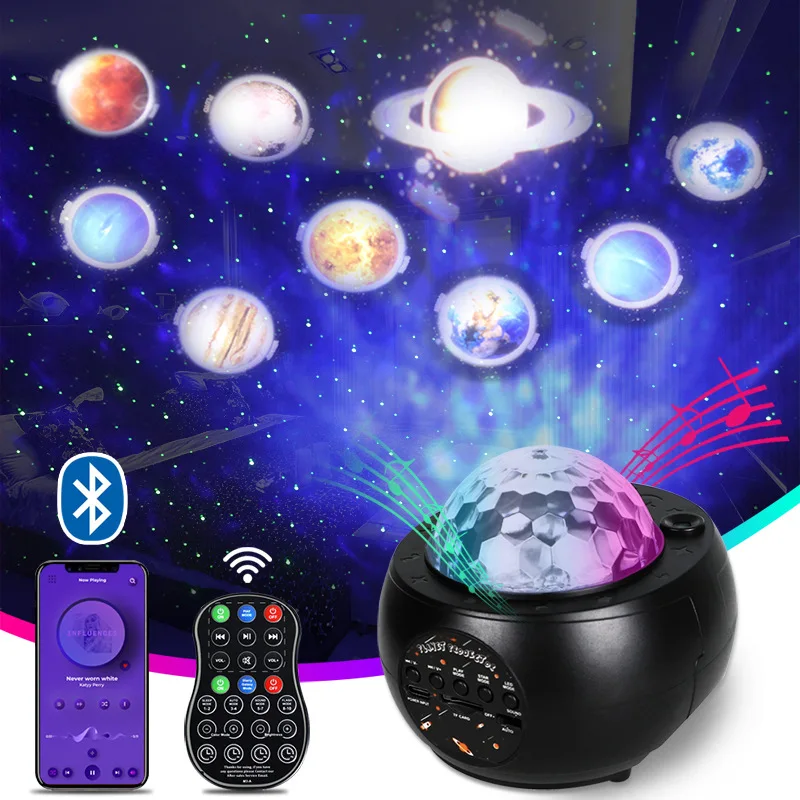 M3 galaxy mini star light moon planet bedroom atmosphere light led creative bedside night light