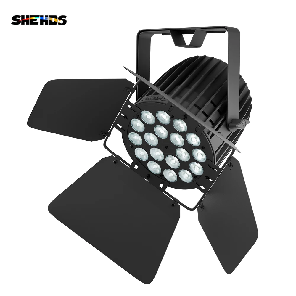 SHEHDS New Version LED 18X18W RGBWA UV /200W RGBACL 6IN1 200W Cool&Warm White COB Par Light Even Color Mixing DJ Projector Disco