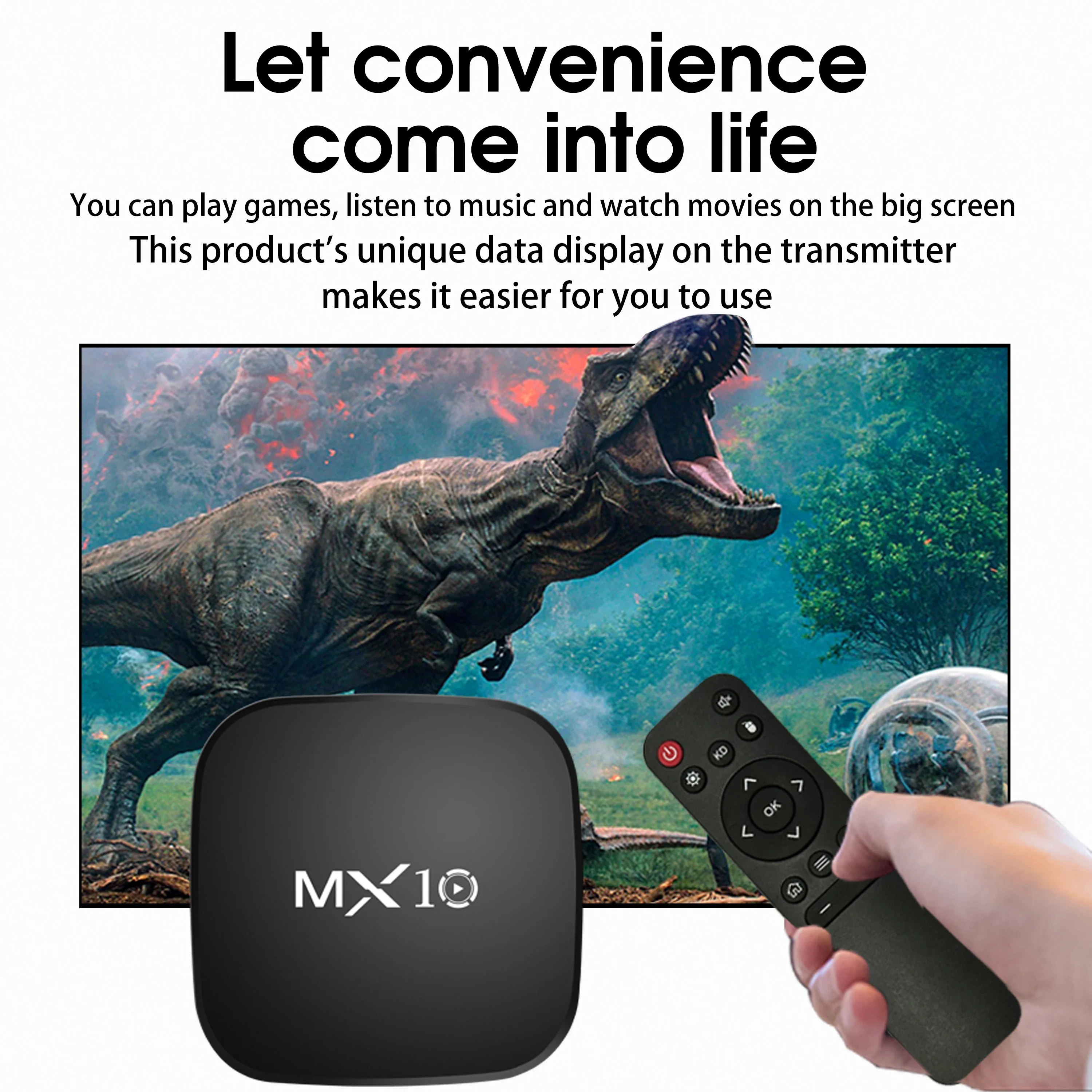 جديد أندرويد تي في بوكس 1 جيجابايت 8 جيجابايت Mini Mx10 Smart Tvbox 2 4g Wifi RK3228 رباعي النواة فك التشفير 4K صندوق التلفزيون الذكي ثنائي النطاق واي فاي #4