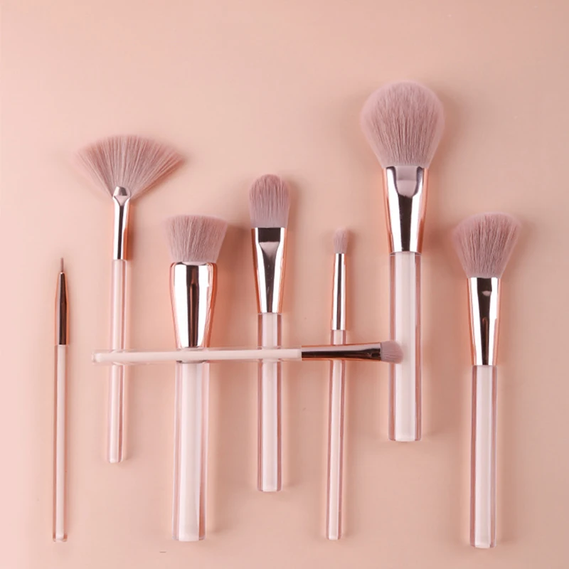 8Pcs Soft Fluffy Makeup Brushes Set for Cosmetics Foundation Blush Powder Eyeshadow Blending Makeup Brush Beauty Tools