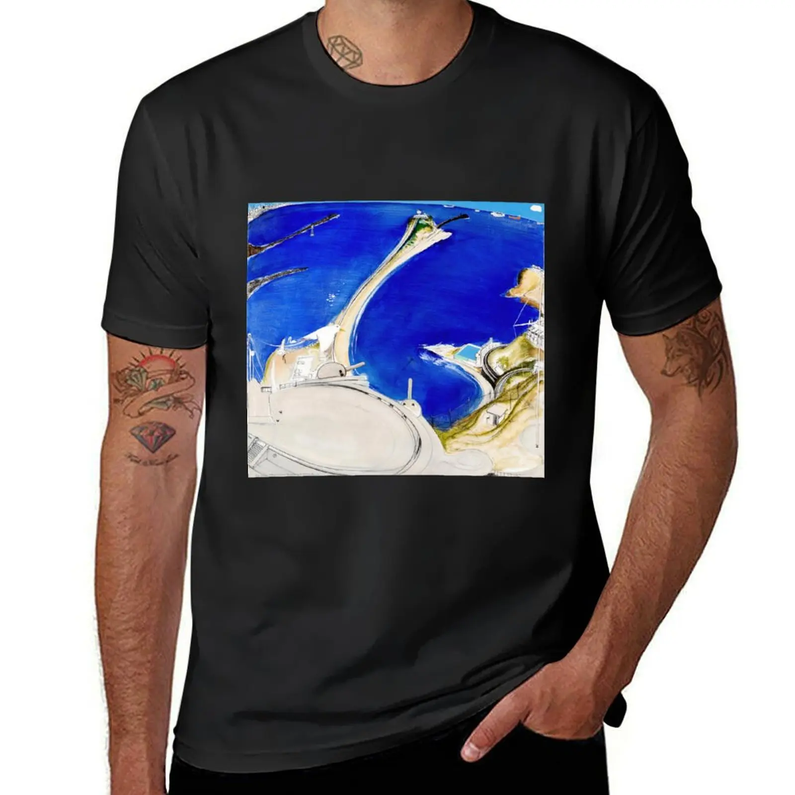 Brett Whiteley T-Shirt heavyweights oversized t shirts for men graphic