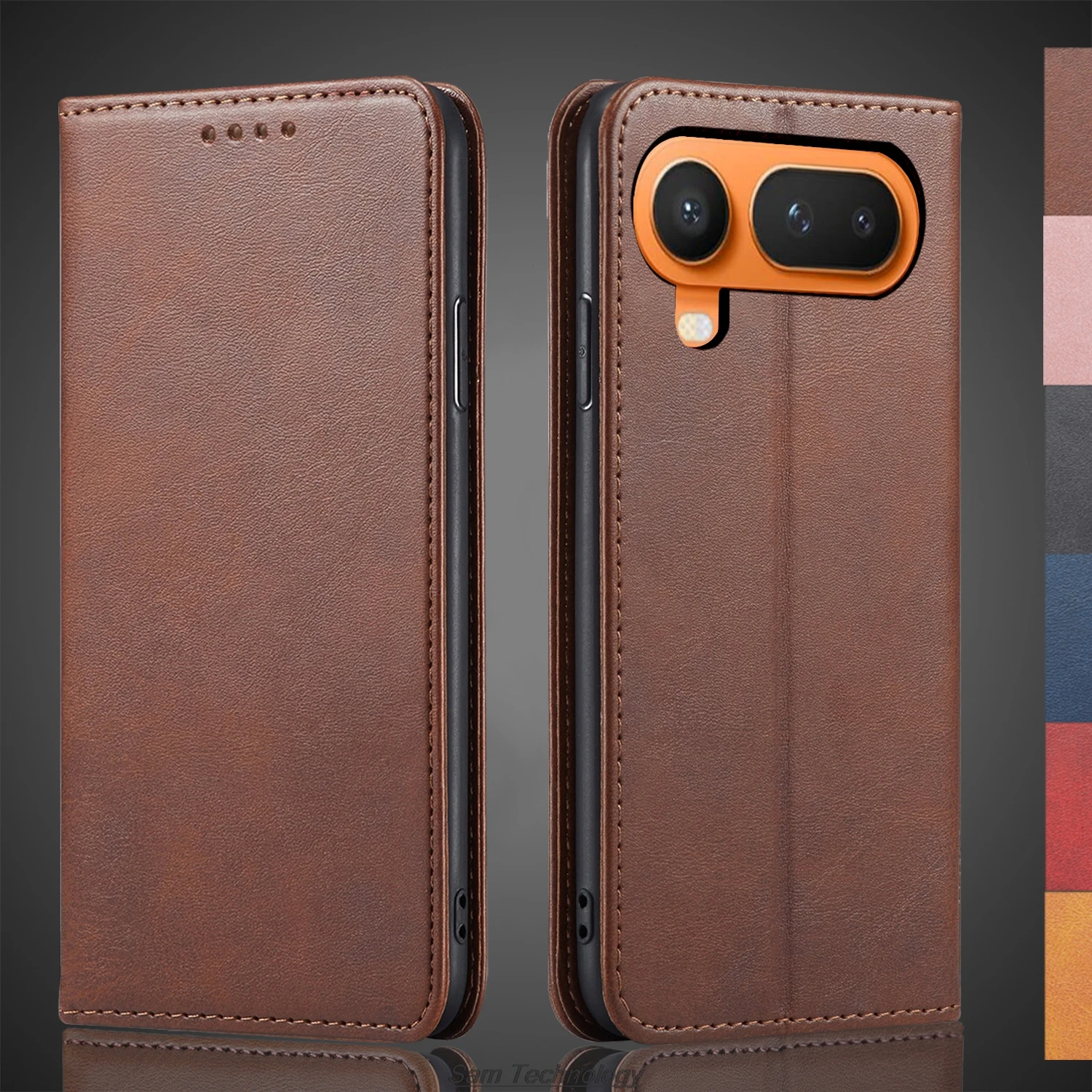 

Magnetic attraction Leather Case for Huawei Honor Magic 8 Pro Air / Magic8 Pro air Holster Flip Cover Wallet Bags Fundas Coque