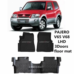 Use for Mitsubishi Pajero V65 V68 car carpet MonteroV67 V68 car Floor Mat Fit For Pajero V65 V68 custom waterproof car floor mat