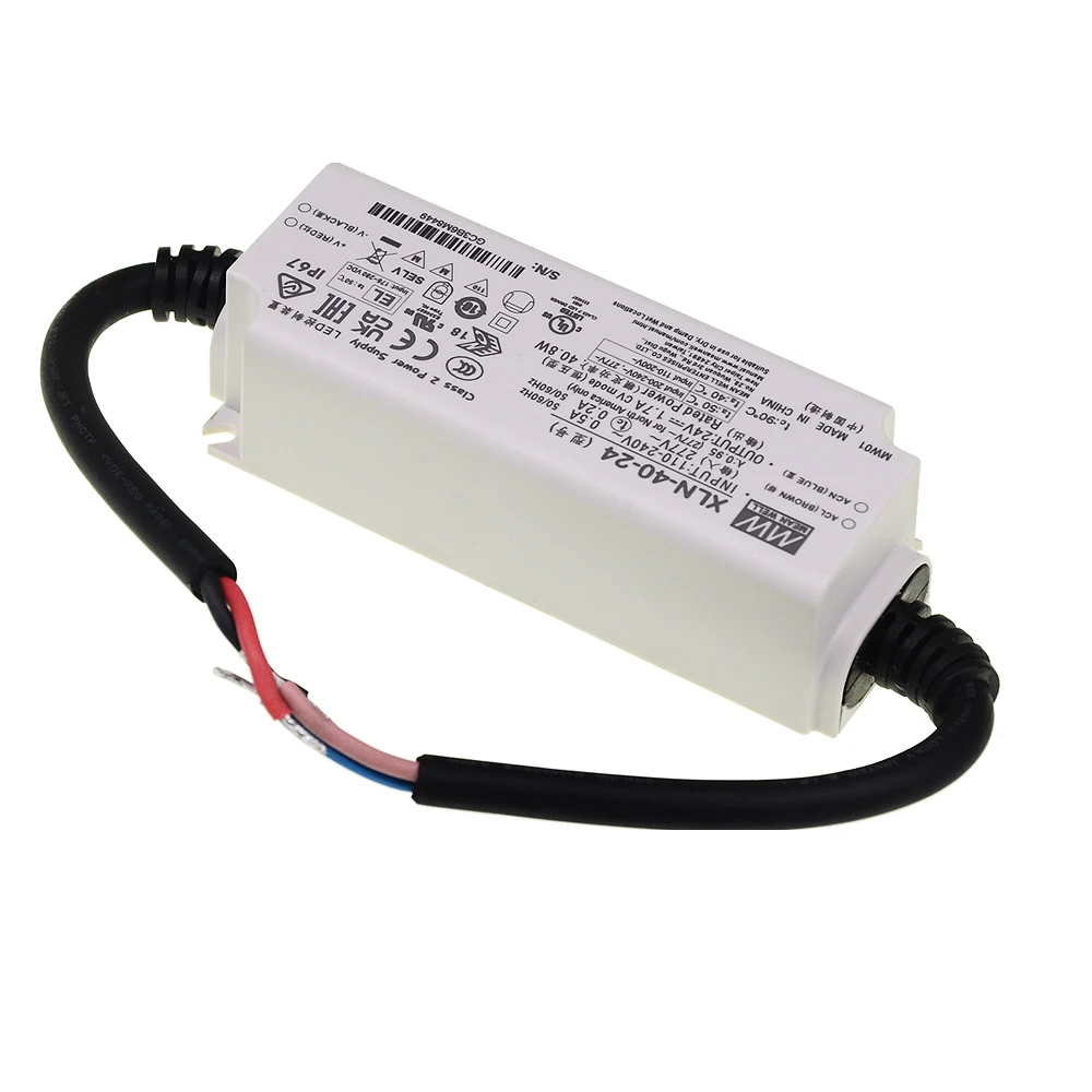 (Meanwell)XLN-25/40/60 -12/24/48/H 시리즈 LED 드라이버 25W 40W 60W 다단계 정전력 및 전압 12V/24V LED 조명용