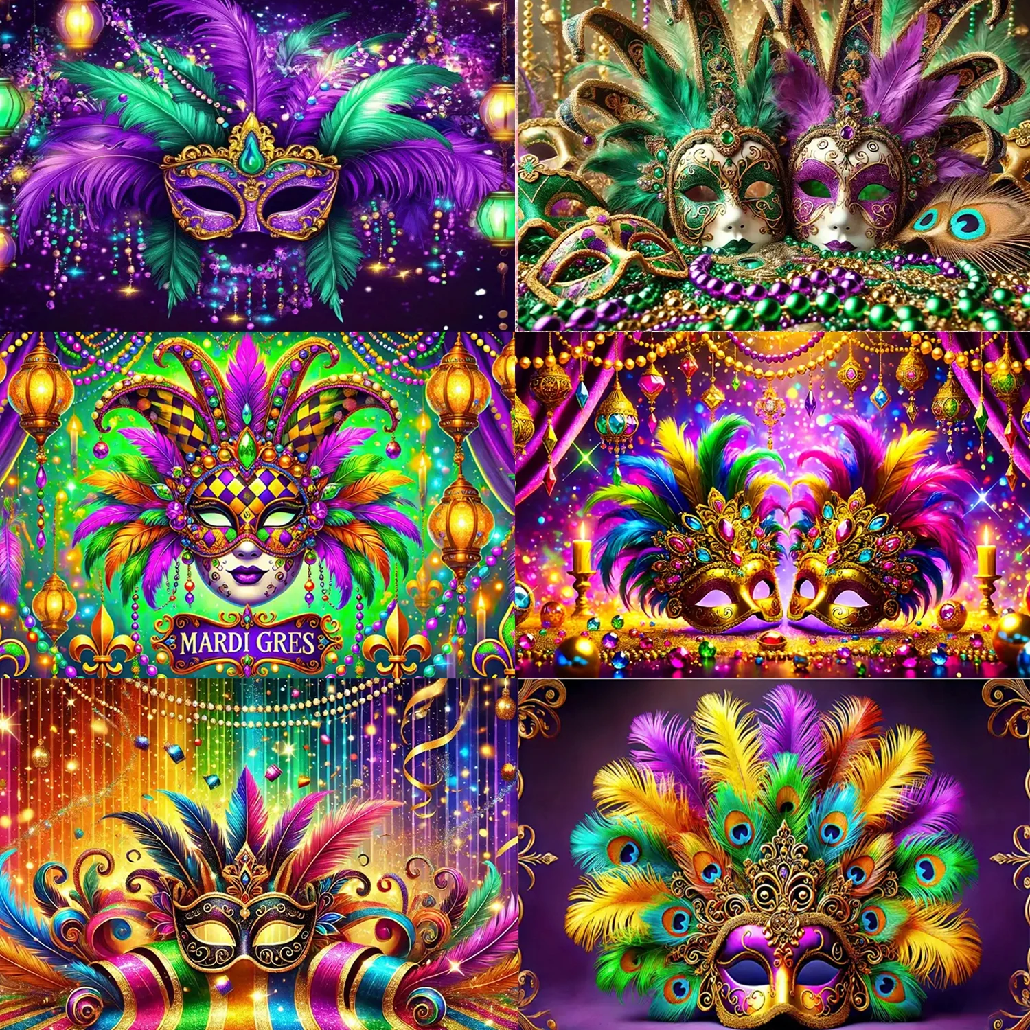 

Carnival Party Mask Theme Photo Background Banner Decoration Masquerade Logo Stand Background Festival Supplies Kids Gift Prop