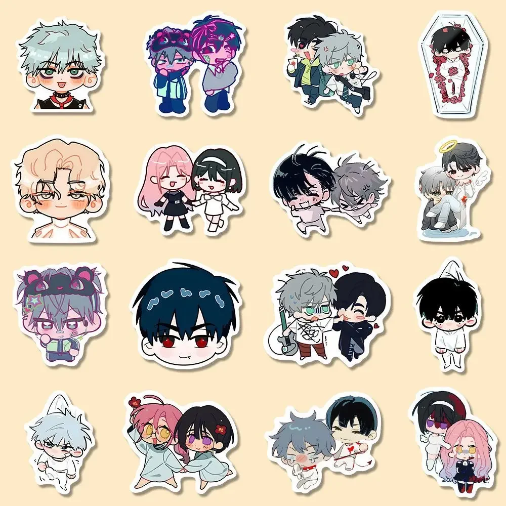 56 エイリアンステージアニメーションステッカー漫画落書きステッカーヘルメットスケートボードラップトップオートバイステッカー装飾