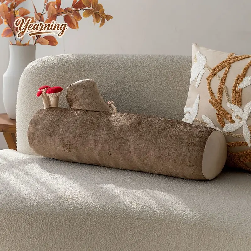 

American French Luxury Irregular Plush Pillow Removable Wash Cushion for Leather Sofa Bedroom Living Room Home Decor