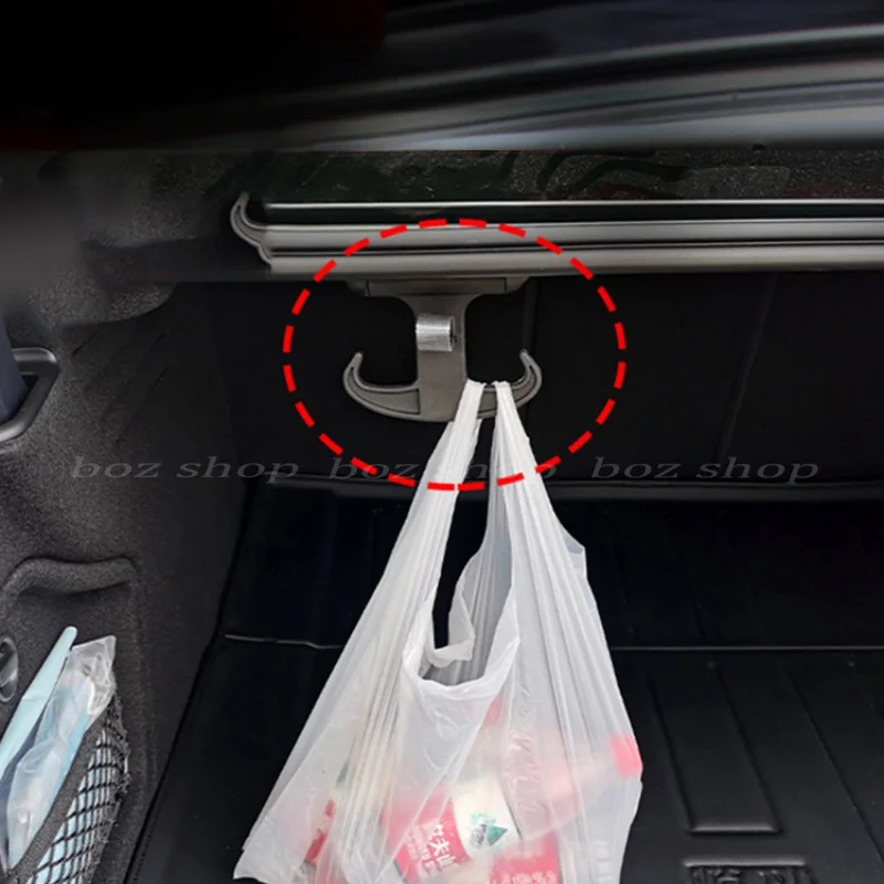 For Audi A4L 2009-2024 A6L 2005-2018  Trunk Hooktrunk Storage Hook Strong Bearing Capacity Easy To Install Save Space Convenient