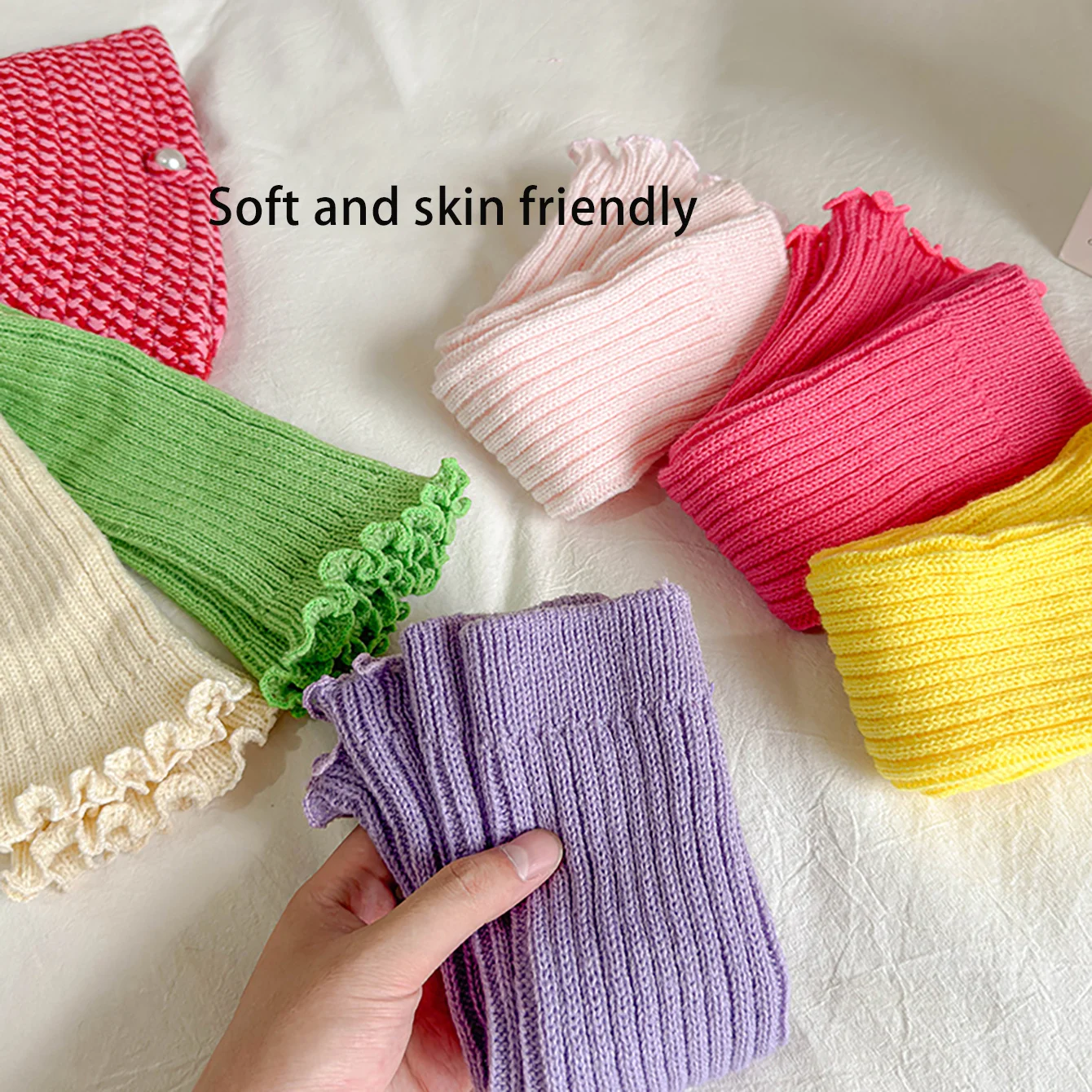 1pair Y2K Girls Kids Warm Foot Cover, Breathable Comfy Sock Cover For Autumn Winter, Children\'s Foot Warmer