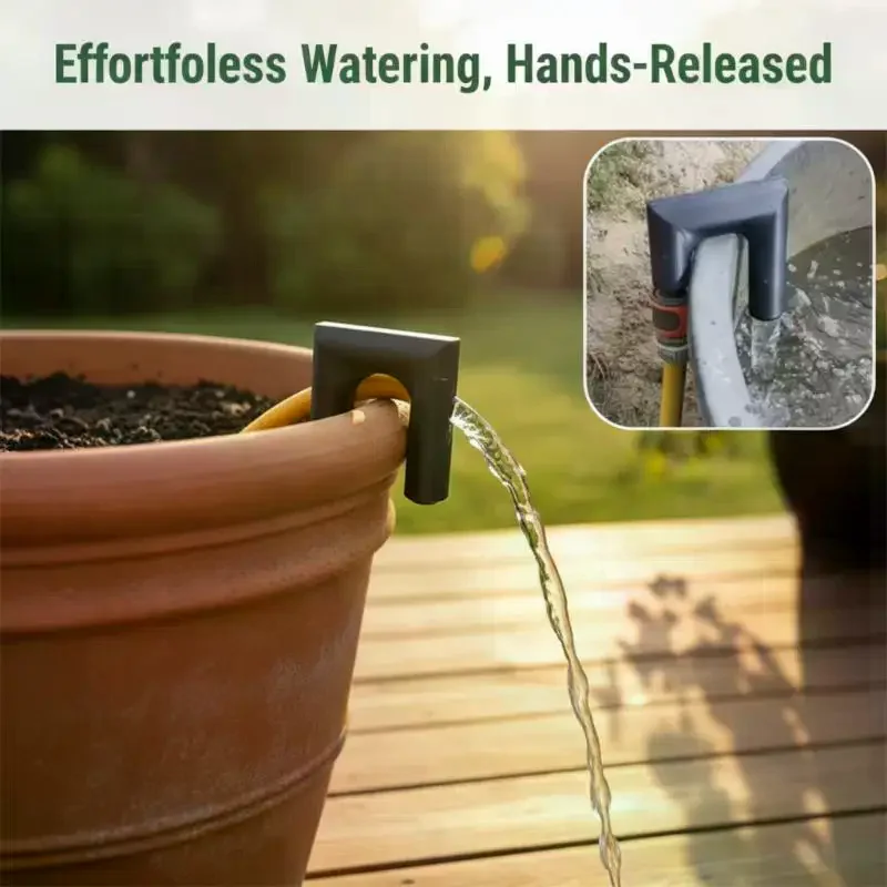 Durable Garden Hose Hook - Easy Water Tank Filling No Handheld Anti-Slip Design Patio Watering Tool Garden Accessories
