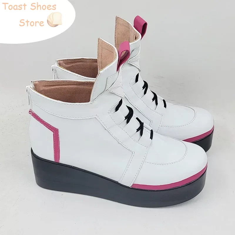 Watarai Hibari Cosplay Schoenen Hot Vtuber Cosplay Laarzen Pu Lederen Schoenen Halloween Carnaval Prop Kostuum Prop