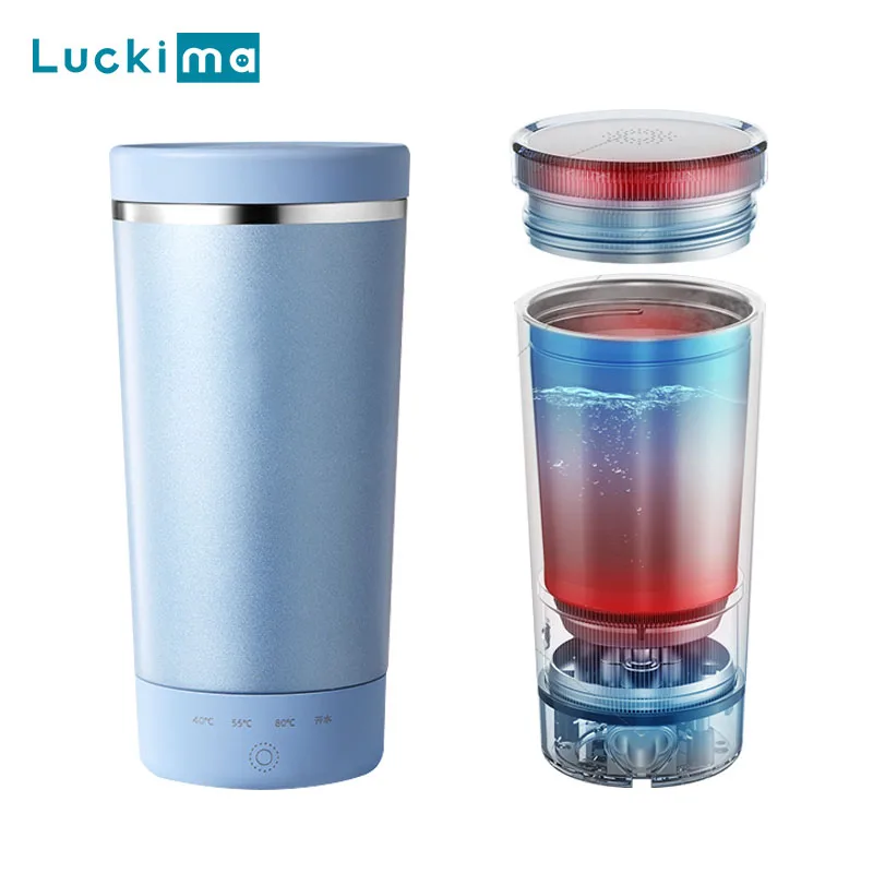 

100-240V Smart Touch Travel Heating Cup 320ml Outdoor Thermos Bottle 60-350W Home Boiling Cup 4 Temperature Adjustable Gift Idea