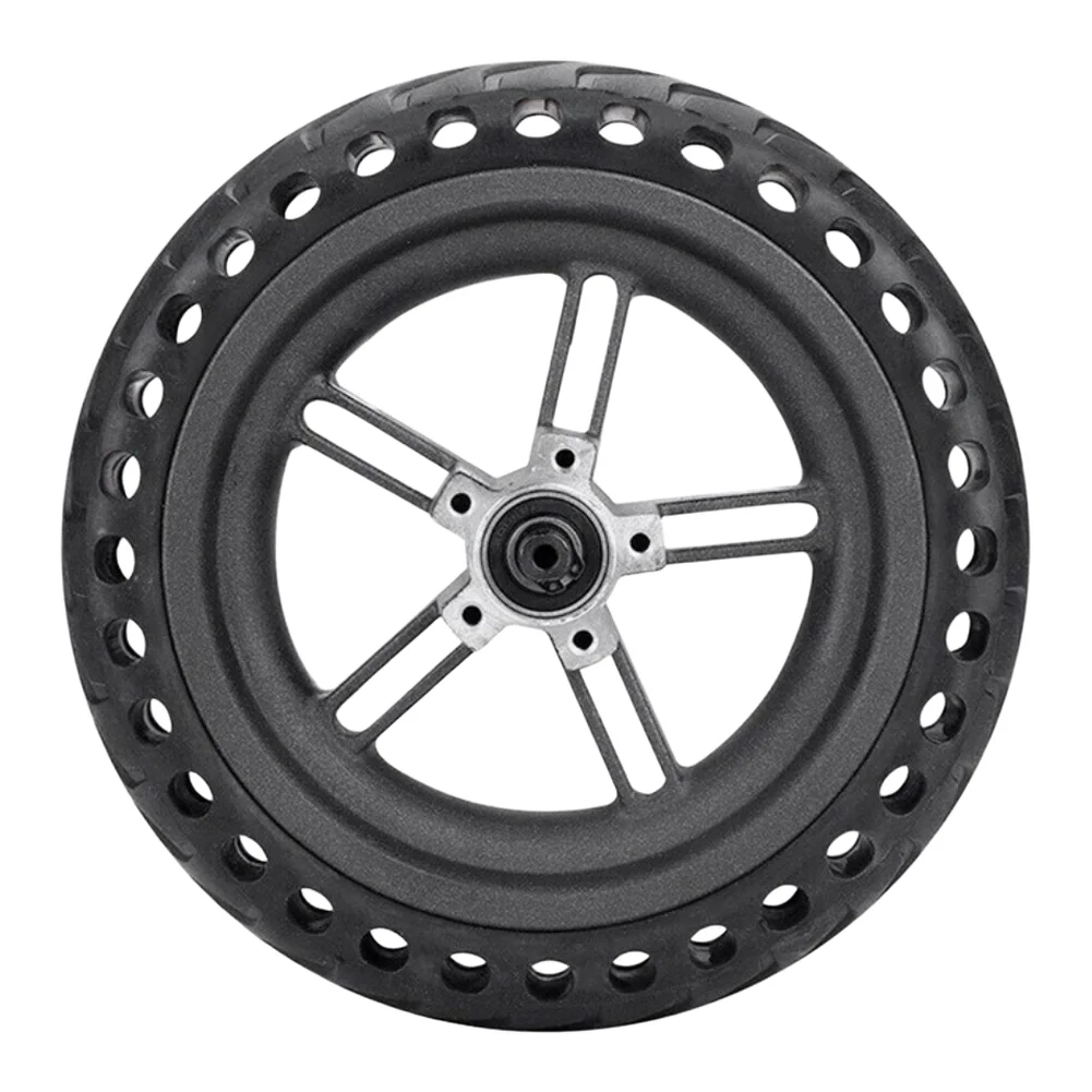 8.5 inch For Honeycomb Tire Kit for Xiaomi For M365 Scooter Featuring Shock Absorption Rim Disc Brake Disc and Black Finish