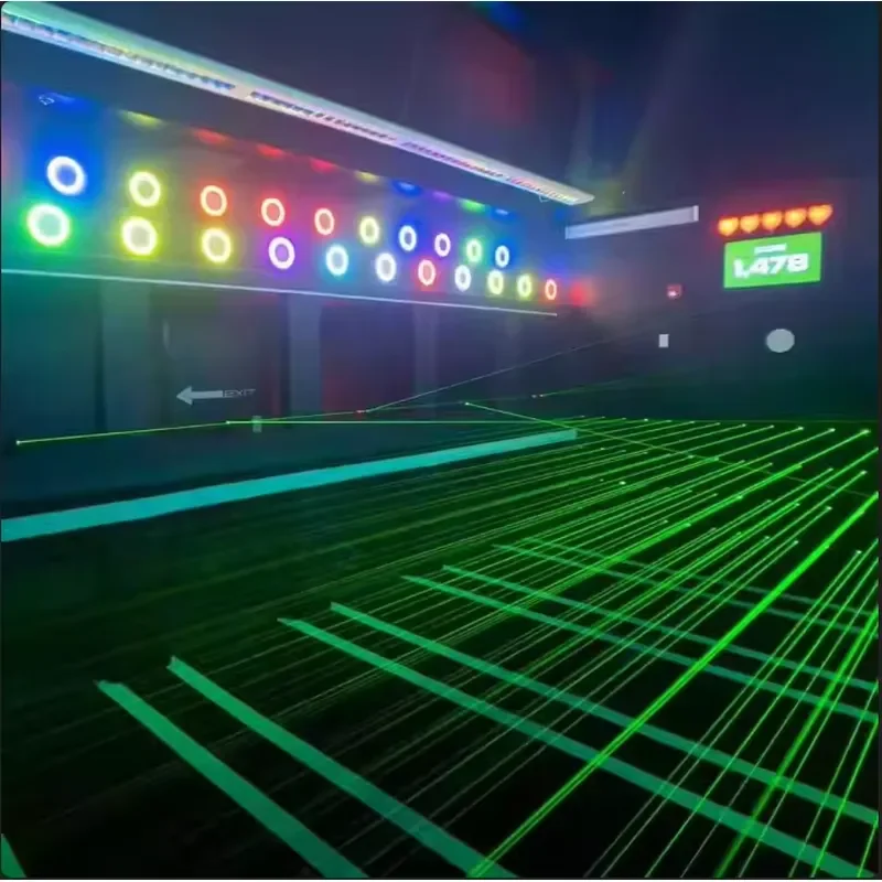 Indoor Mobile Maze Game Activated by for Activity Room Amusement Park Facility Durable Steel PVC Materials