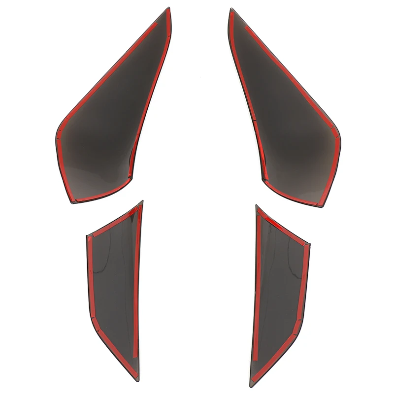 For Mercedes-Benz CLA 2020-2025 ABS Smoked Car Rear Tail Light Lamp Decoration Cover Trim Stickers Car Accessories