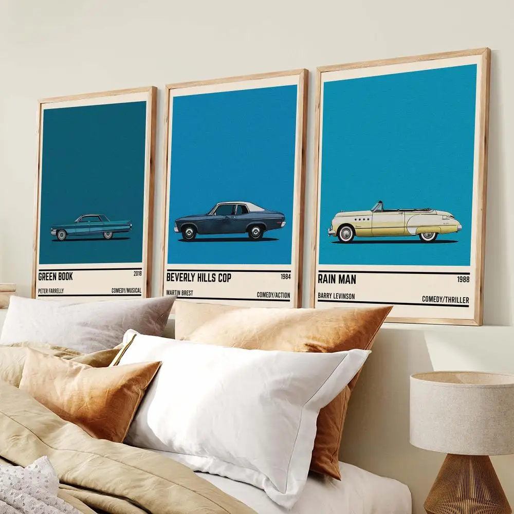 IIIustration Hybrid Vehicle Poster PP Wall Decor Posters Celebrity Art Prints Aesthetic Wall Art Bedroom Office Home Gift