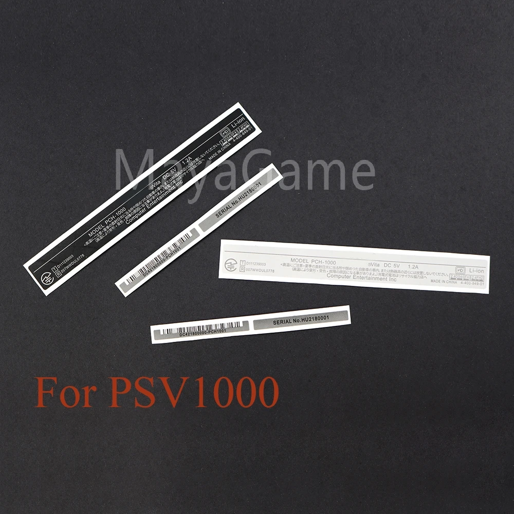 1 zestaw dla PSV 1000 PSV1000 1006 PCH-1000 tylna obudowa etykiety naklejki zamiennik dla PS Vita 1000