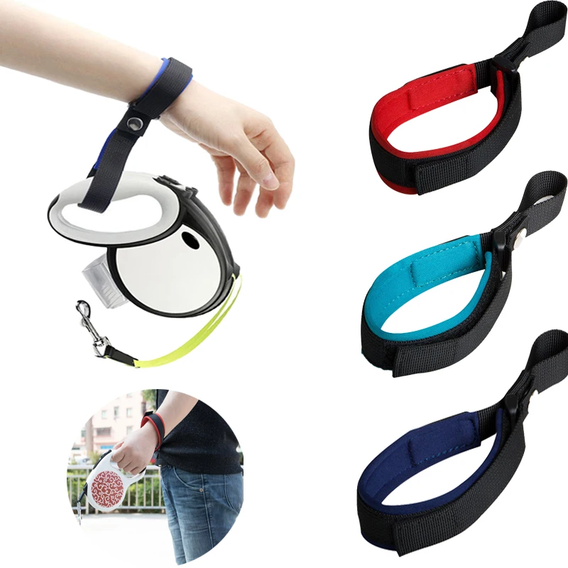 

1Pc Adjustable Hands Free Dog Leash Wristband Extendable Anti Slip Wristband Safety Loop Dog Walking Accessories