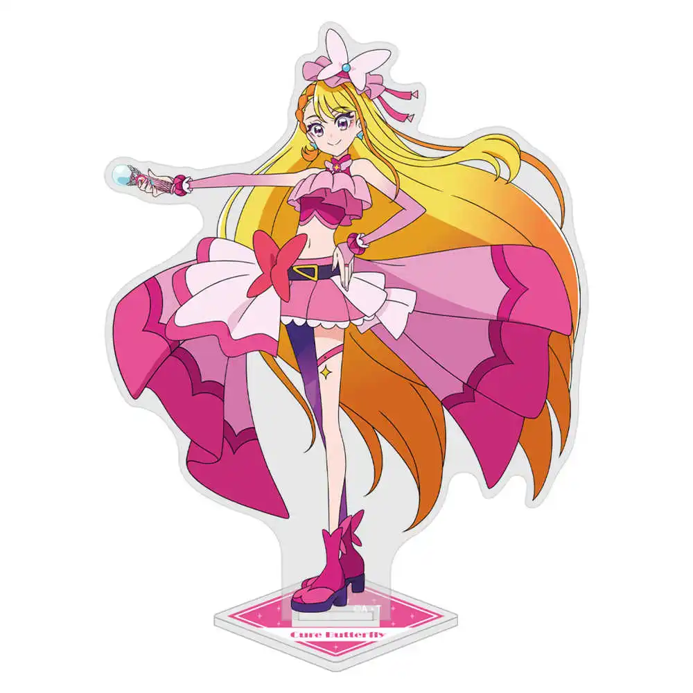 Popular Anime Game Precure, Cura Boneca Stand Acrílico, Maravilhosa Figura Amigável, Acessórios de Placa Modelo, Fãs Presentes, 15cm