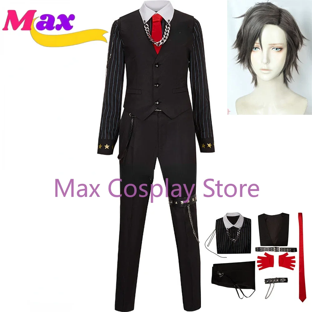 

wby2 Japanese DRB Iruma Jyuto Shirt Vest Pants For Adult Man Christmas Cosplay Costume JK Uniform