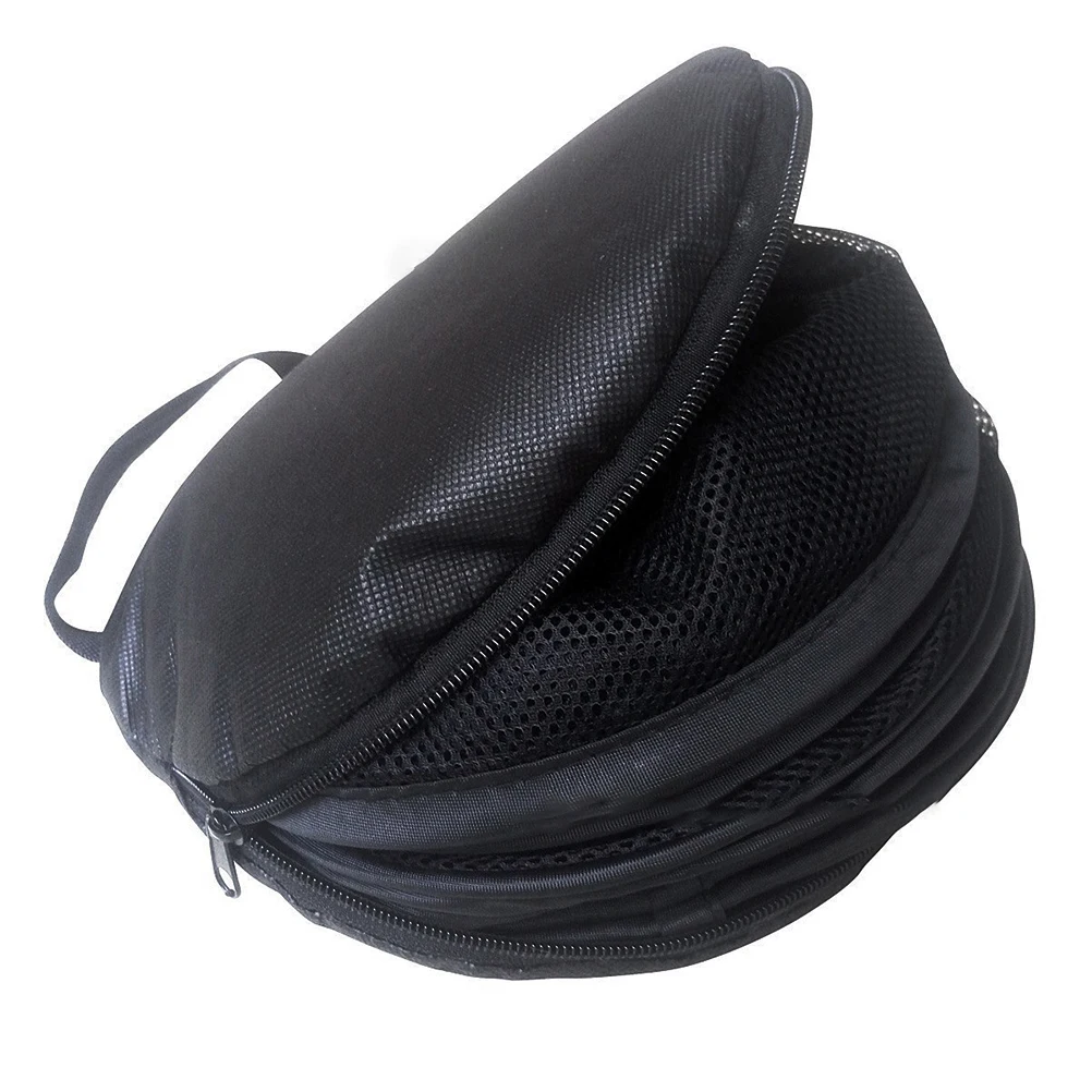 

Drying Net with Zipper Foldable Multifunctional Drain Basket for Clothes Racks Round 2-layers Storage Bag Dryer Plant Petal Herb
