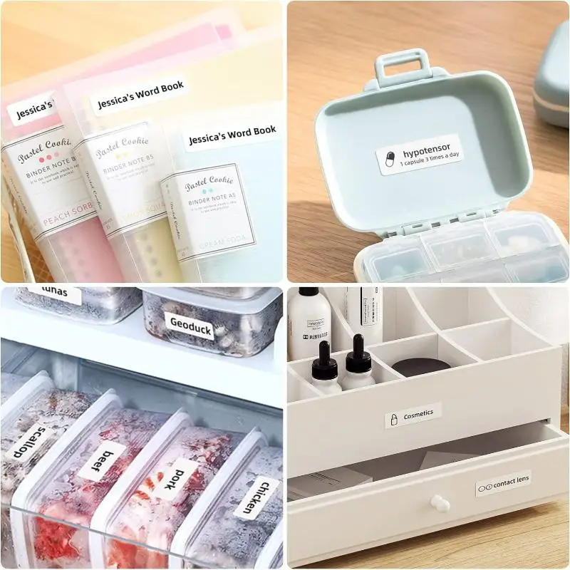 Whatook Bluetooth Portable Handheld Label Maker Machine with Inkless Thermal Printing Mini for Small Business, School