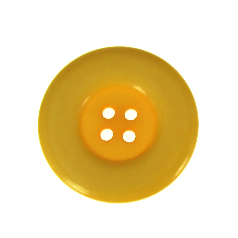 6 stuks 1-1/2 inch 4-gats zwarte harsknoppen grote knoppen geschikt voor naaien, knutselen, scrapbooking 3,8 cm