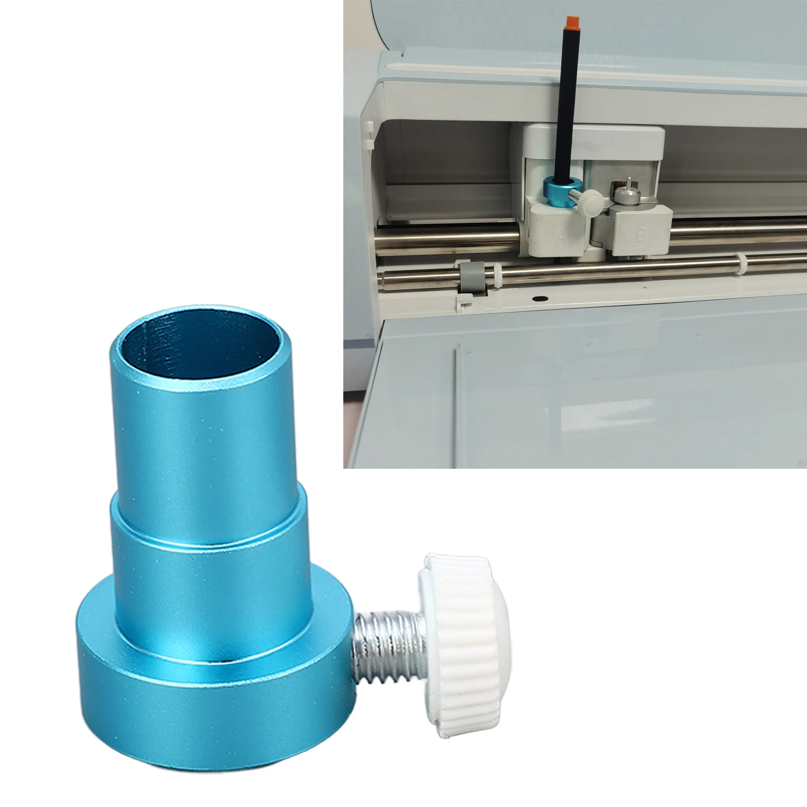 Cutting Machine  Pen Adapter Aluminum Alloy Cutter Pen Adaptor for MAKER 12.5mm Cutting Machine  Pen Adapter
