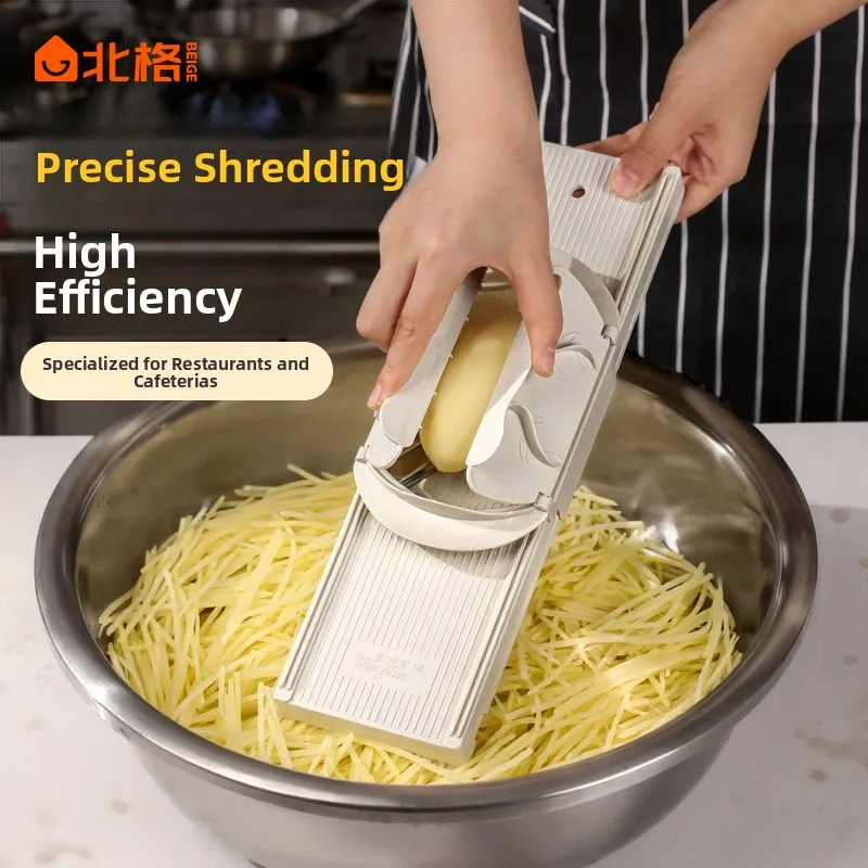 

Коммерческая овощерезка Longjiang для нарезки картофеля и моркови, кухонный инструмент для ресторанов и столовых