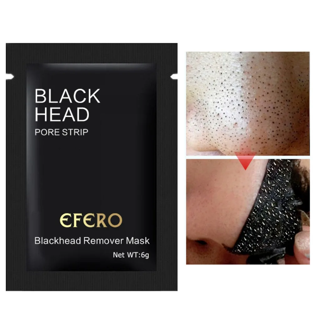 New Acne Treatments Black Head Remover Mask Peel Off Black Dots Black Face Mask Shrink Pores Skin Care Facial Mask Mud