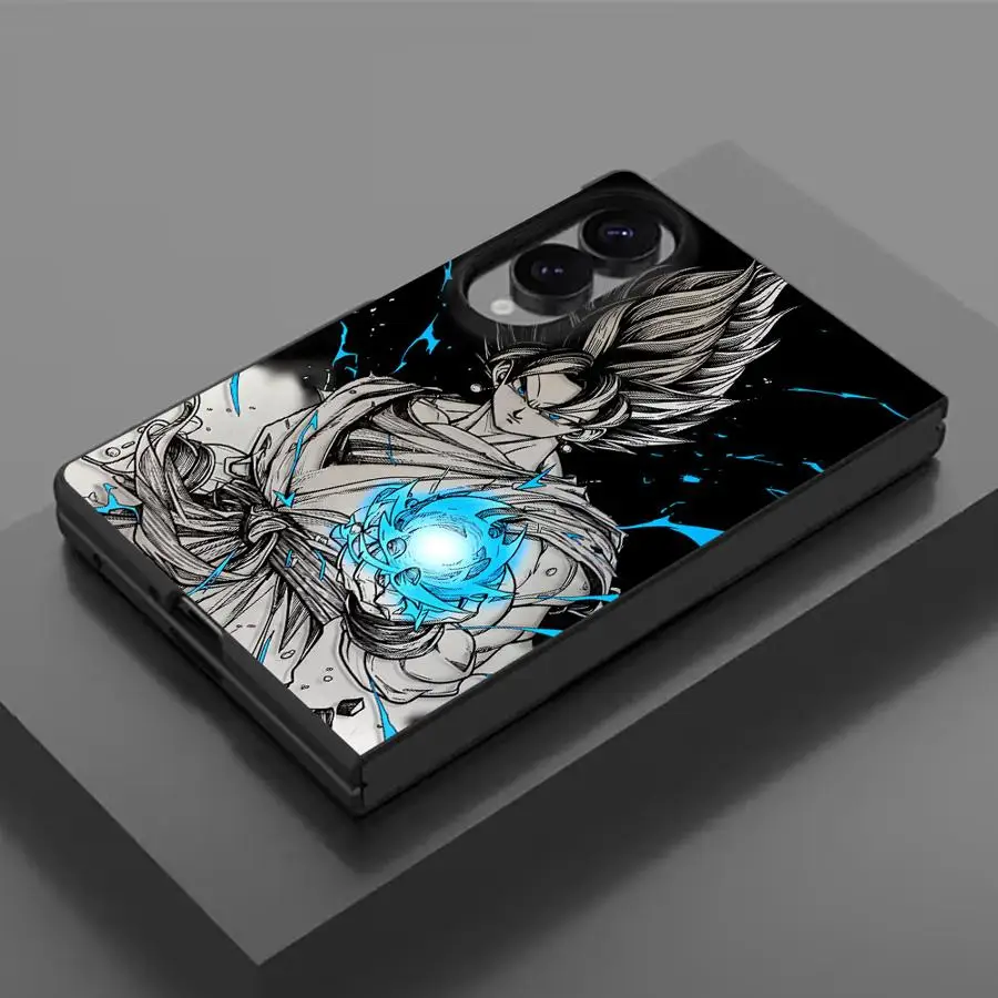 Luxury Phone Cover Case for Samsung Galaxy ZFold Wide Z Fold 8 ZFold8 Z Fold8 Wide Dragon Balls SSB Vegito