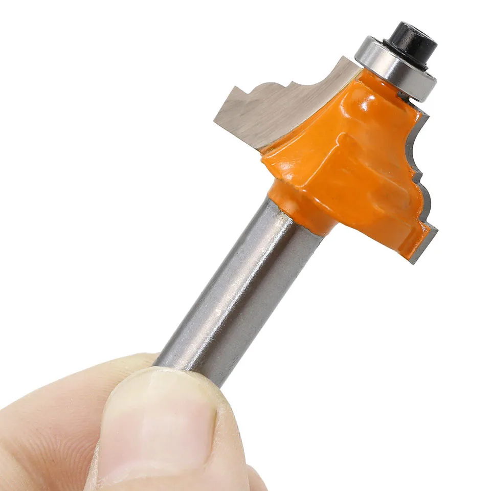 1PC 8MM Shank Milling Cutter Wood Carving Yarn Wood Router Bit Straight End Mill Trimmer Cleaning Flush Trim Corner Round Cove