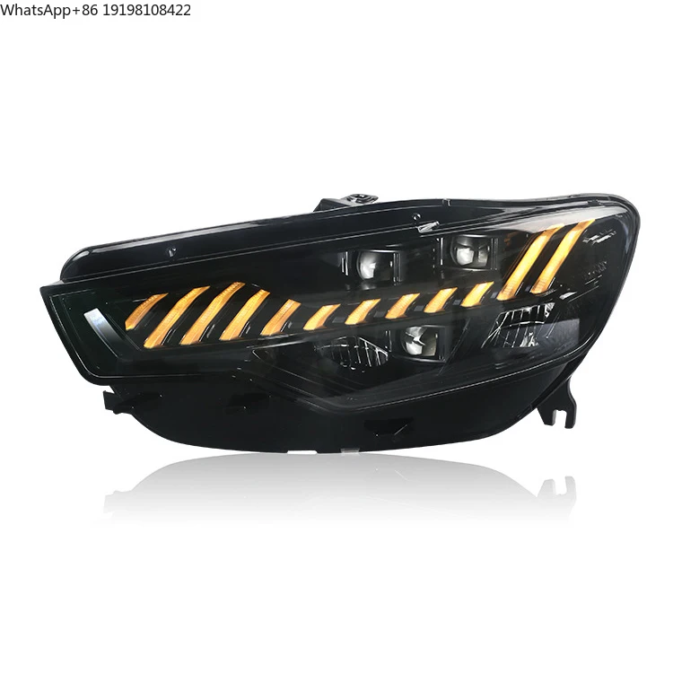 LED Matrix Headlights for Audi A6 2012-2015 New Condition C7 DRL Headlamp Upgrade A7 Head Lamp Assembly
