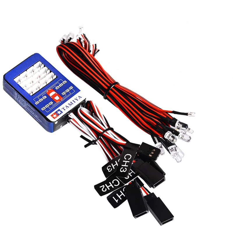 Analog Flash 12 Led Lighting Kit For 1/10 Scale Model Rc Car Yokomo Tamiya Hsp Hpi Steering Brake Steering Brake Intelligence