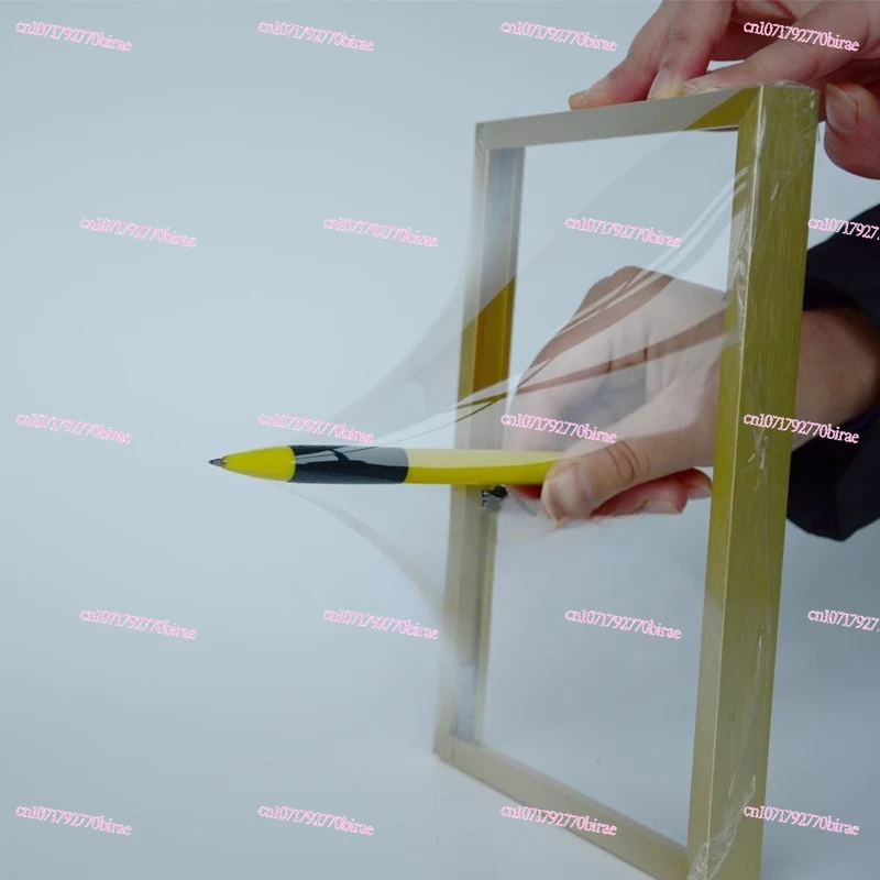 PDMS فيلم معامل منخفض سيليكون نقي شفاف الشد مرونة مرنة الركيزة الإلكترونية ستوكات