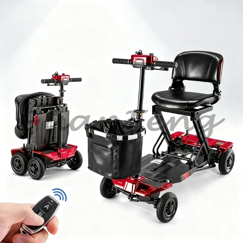 New Folding Electric Scooter, Easy Folding Portable Scooter for The Elderly To Travel