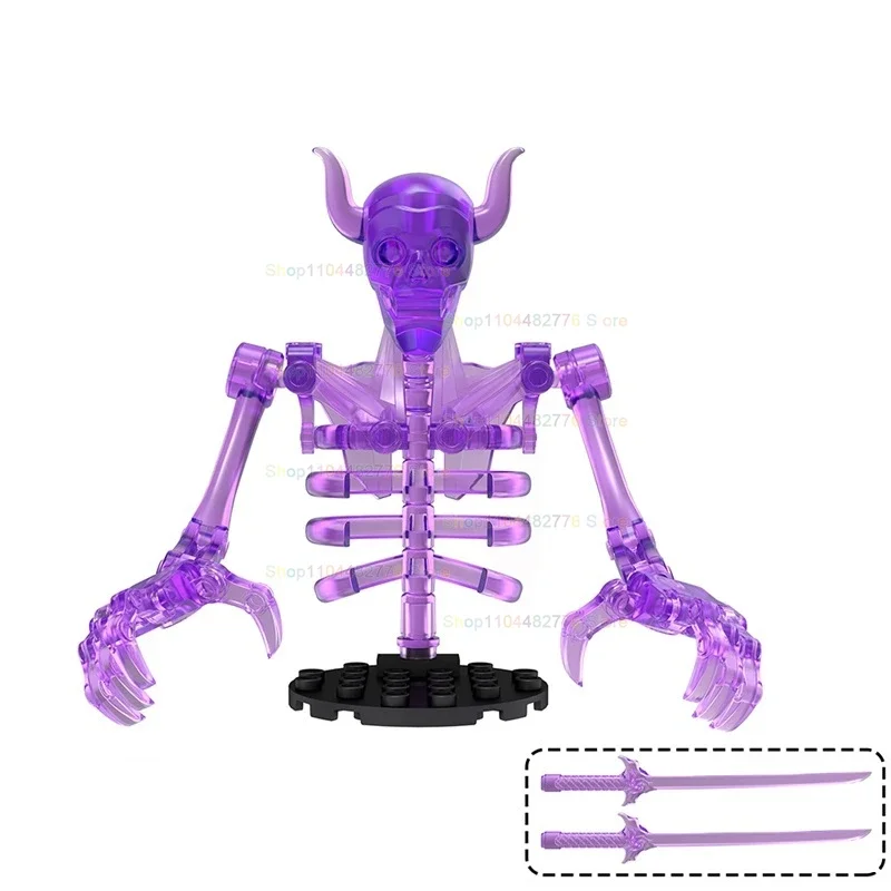 

Anime colorful Accessories Building Blocks mini Action Figures Creative Decor Assembly Bricks Toys Halloween Gifts WM2921